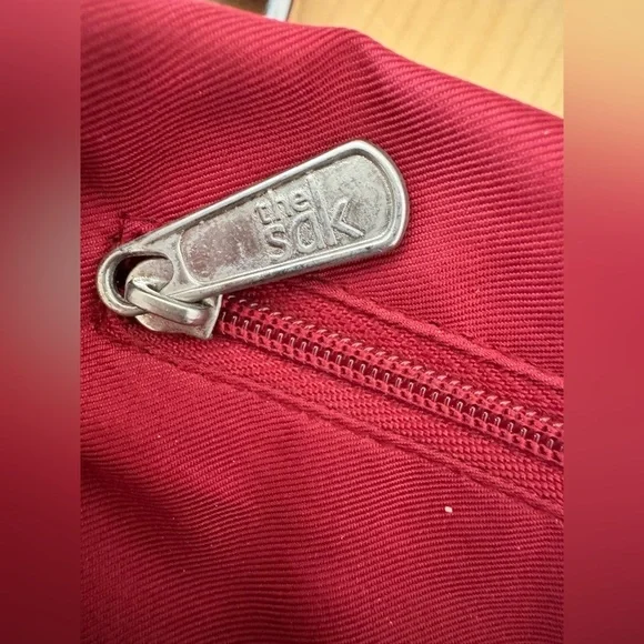 The Sak Cambria Hand Crochet Multi Coloured Gypsy Hobo Striped Tote Bag Purse - Picture 7 of 9